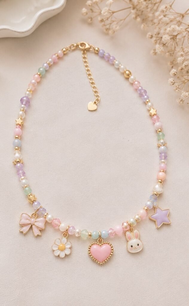 collar de cuentas adorable