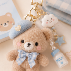 llavero de osito de peluche