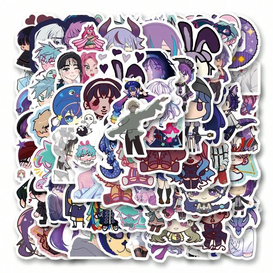 pack de pegatinas anime variado